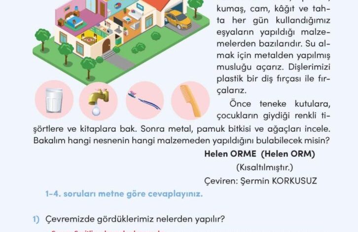 3. Sınıf Türkçe Meb Yayınları Sayfa 202 Cevapları