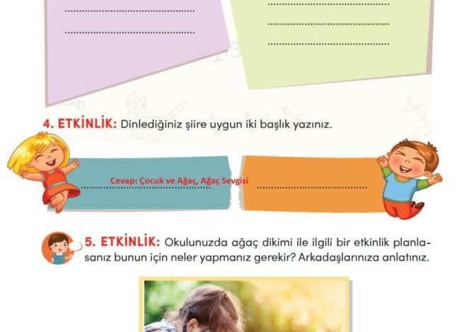 3. Sınıf Türkçe Meb Yayınları Sayfa 228 Cevapları