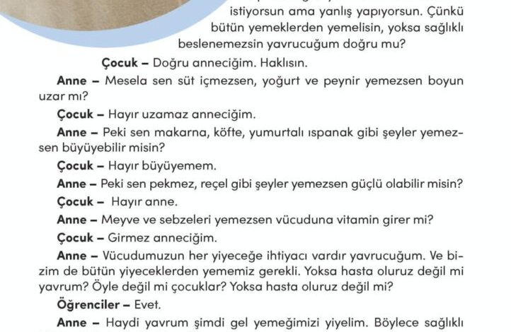 3. Sınıf Türkçe Meb Yayınları Sayfa 237 Cevapları