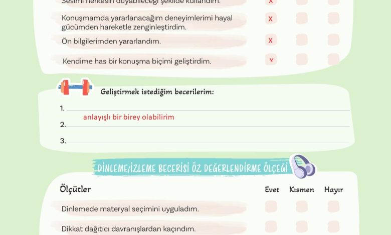 5. Sınıf Meb Yayınları Türkçe 1. Kitap Ders Kitabı Sayfa 189 Cevapları