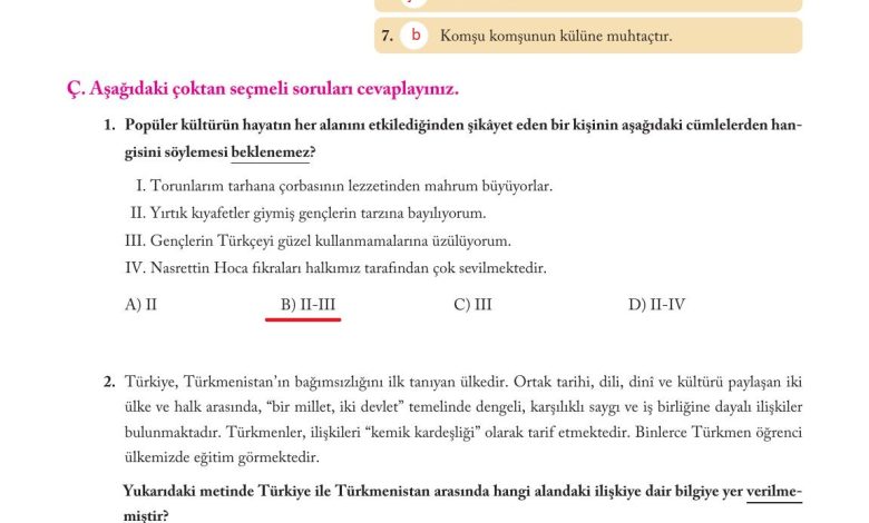 6. Sınıf Evos Yayınları Sosyal Bilgiler Ders Kitabı Sayfa 275 Cevapları