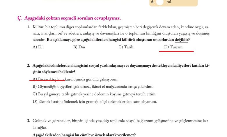 6. Sınıf Evos Yayınları Sosyal Bilgiler Ders Kitabı Sayfa 35 Cevapları