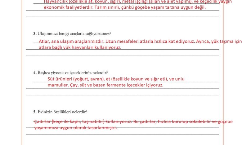 6. Sınıf Evos Yayınları Sosyal Bilgiler Ders Kitabı Sayfa 52 Cevapları