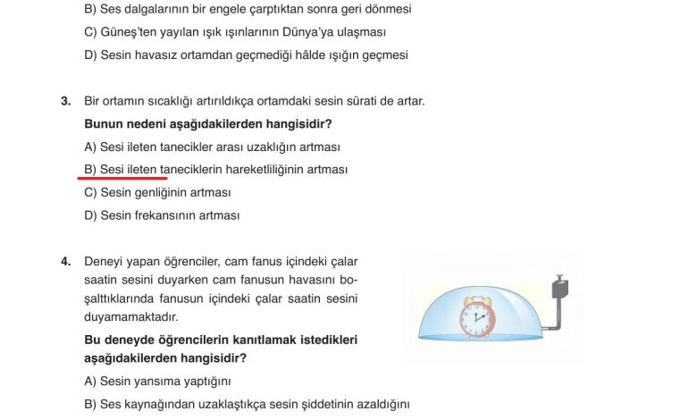 6. Sınıf Gün Yayınları Fen Bilimleri Ders Kitabı Sayfa 205 Cevapları