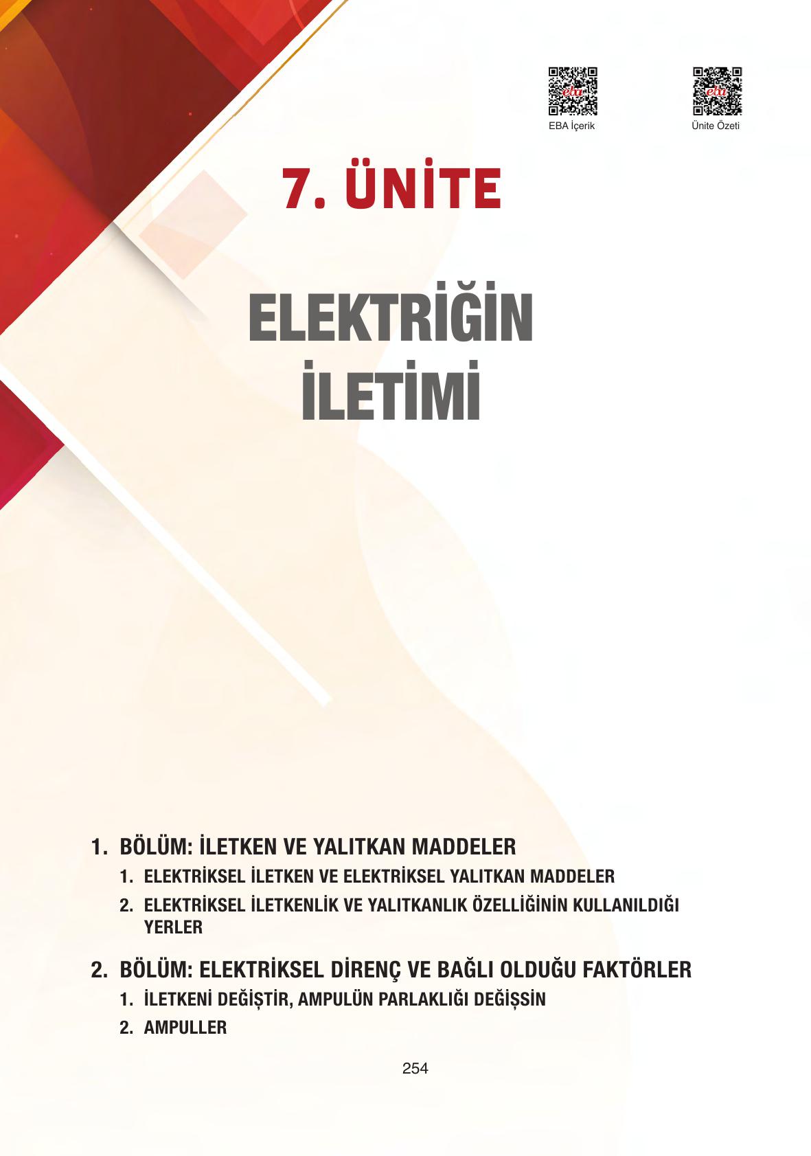 6. Sınıf Gün Yayınları Fen Bilimleri Ders Kitabı Sayfa 254 Cevapları