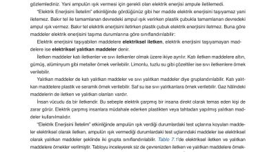 6. Sınıf Gün Yayınları Fen Bilimleri Ders Kitabı Sayfa 260 Cevapları