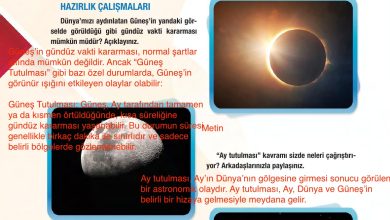 6. Sınıf Gün Yayınları Fen Bilimleri Ders Kitabı Sayfa 34 Cevapları