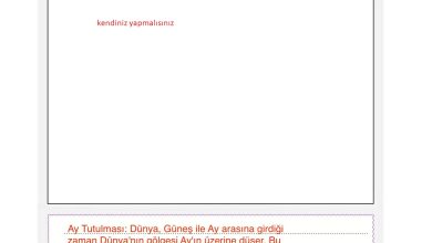 6. Sınıf Gün Yayınları Fen Bilimleri Ders Kitabı Sayfa 39 Cevapları