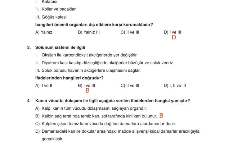 6. Sınıf Gün Yayınları Fen Bilimleri Ders Kitabı Sayfa 90 Cevapları