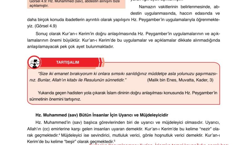 7. Sınıf Erkad Yayınları Din Kültürü Ders Kitabı Sayfa 104 Cevapları