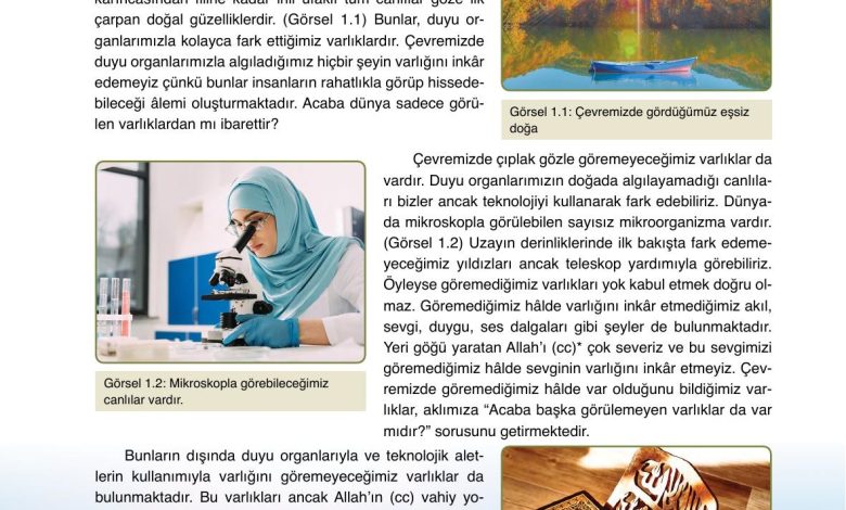 7. Sınıf Erkad Yayınları Din Kültürü Ders Kitabı Sayfa 12 Cevapları