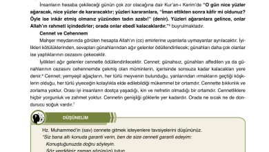 7. Sınıf Erkad Yayınları Din Kültürü Ders Kitabı Sayfa 26 Cevapları