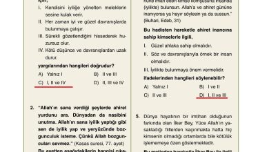 7. Sınıf Erkad Yayınları Din Kültürü Ders Kitabı Sayfa 35 Cevapları