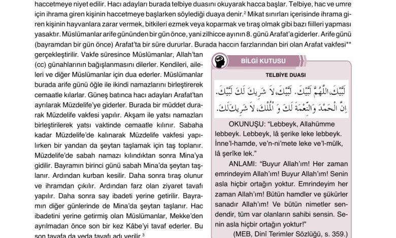 7. Sınıf Erkad Yayınları Din Kültürü Ders Kitabı Sayfa 43 Cevapları