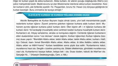 7. Sınıf Erkad Yayınları Din Kültürü Ders Kitabı Sayfa 52 Cevapları