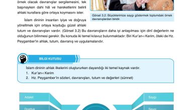 7. Sınıf Erkad Yayınları Din Kültürü Ders Kitabı Sayfa 63 Cevapları