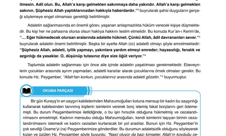 7. Sınıf Erkad Yayınları Din Kültürü Ders Kitabı Sayfa 65 Cevapları