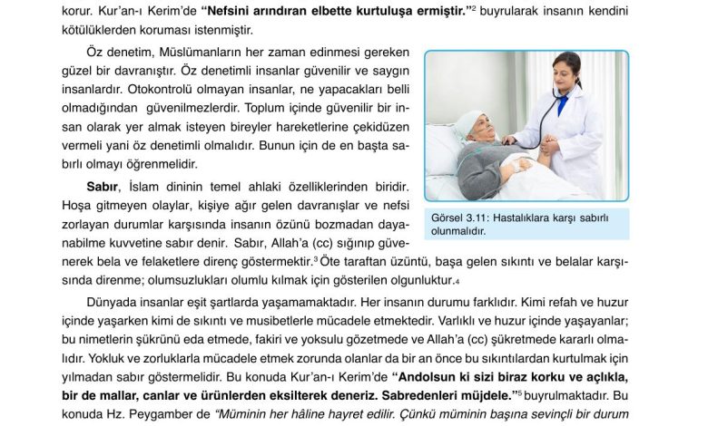 7. Sınıf Erkad Yayınları Din Kültürü Ders Kitabı Sayfa 71 Cevapları