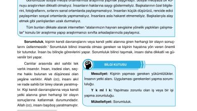 7. Sınıf Erkad Yayınları Din Kültürü Ders Kitabı Sayfa 77 Cevapları