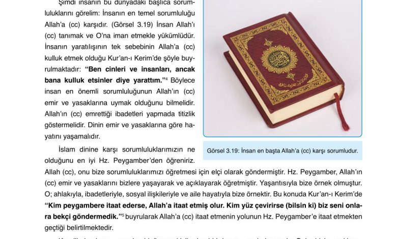 7. Sınıf Erkad Yayınları Din Kültürü Ders Kitabı Sayfa 78 Cevapları