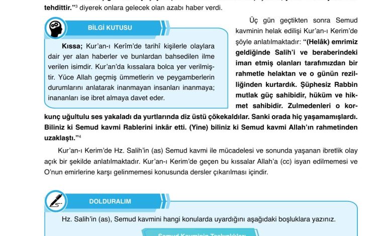 7. Sınıf Erkad Yayınları Din Kültürü Ders Kitabı Sayfa 88 Cevapları