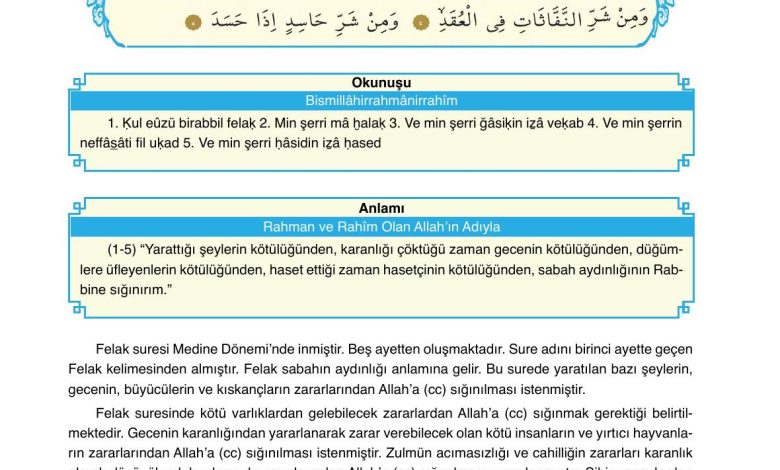 7. Sınıf Erkad Yayınları Din Kültürü Ders Kitabı Sayfa 89 Cevapları