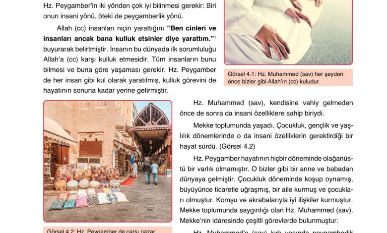 7. Sınıf Erkad Yayınları Din Kültürü Ders Kitabı Sayfa 96 Cevapları