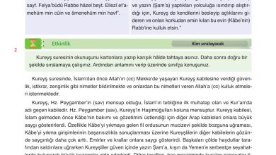 8. Sınıf Gezegen Yayınları Din Kültürü Ders Kitabı Sayfa 103 Cevapları