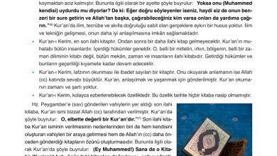 8. Sınıf Gezegen Yayınları Din Kültürü Ders Kitabı Sayfa 111 Cevapları