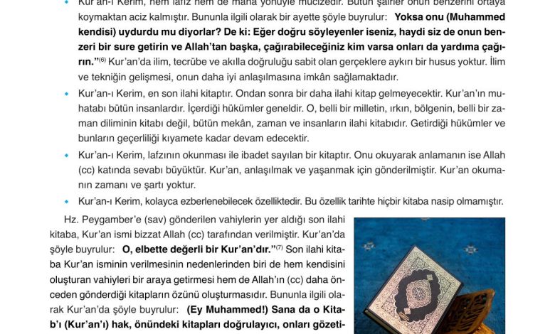 8. Sınıf Gezegen Yayınları Din Kültürü Ders Kitabı Sayfa 111 Cevapları