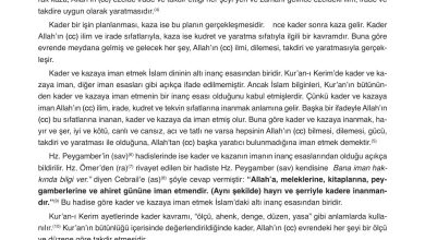 8. Sınıf Gezegen Yayınları Din Kültürü Ders Kitabı Sayfa 12 Cevapları