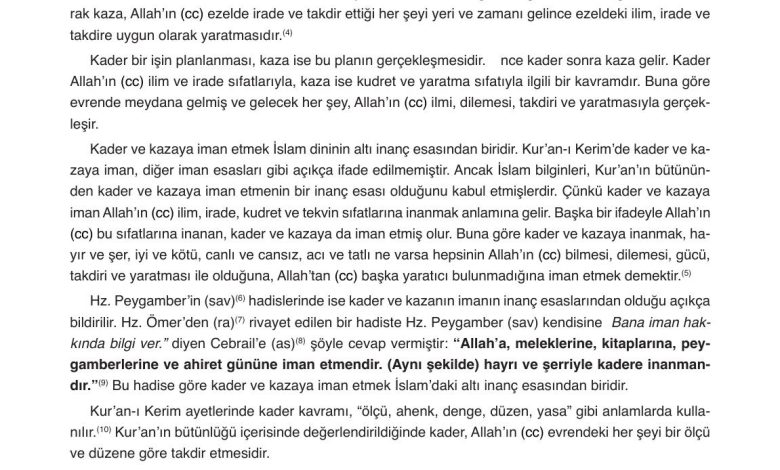 8. Sınıf Gezegen Yayınları Din Kültürü Ders Kitabı Sayfa 12 Cevapları