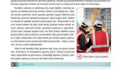 8. Sınıf Gezegen Yayınları Din Kültürü Ders Kitabı Sayfa 29 Cevapları