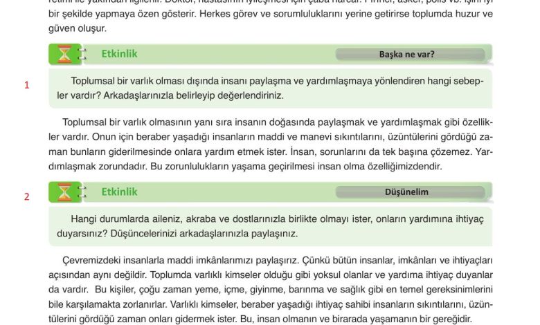 8. Sınıf Gezegen Yayınları Din Kültürü Ders Kitabı Sayfa 38 Cevapları