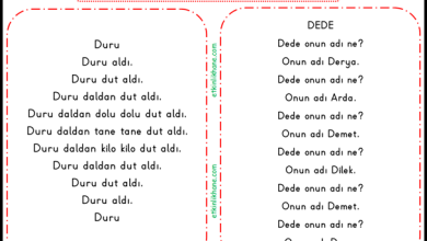 “D Sesi” Hızlı Okuma Metinleri