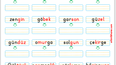 “G Sesi” Kelime Oluşturma Etkinlikleri