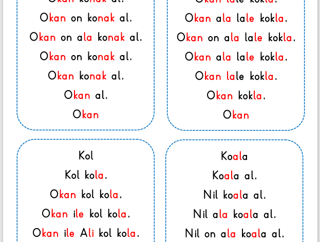 O Sesi Hızlı Okuma Metni – 2