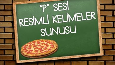 P Sesi Resimli Kelimeler Sunusu