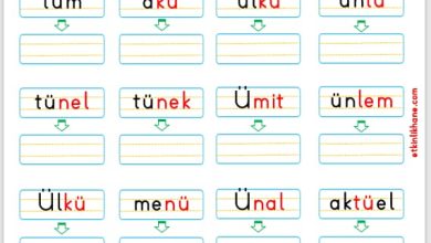 “Ü Sesi” Kelime Oluşturma Etkinlikleri