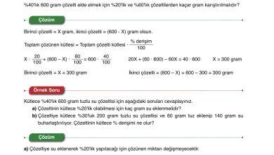 10. Sınıf Ata Yayıncılık Kimya Ders Kitabı Sayfa 101 Cevapları