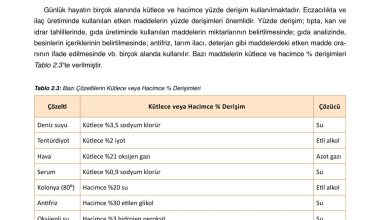 10. Sınıf Ata Yayıncılık Kimya Ders Kitabı Sayfa 103 Cevapları