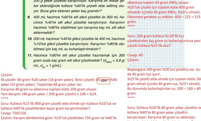 10. Sınıf Ata Yayıncılık Kimya Ders Kitabı Sayfa 104 Cevapları