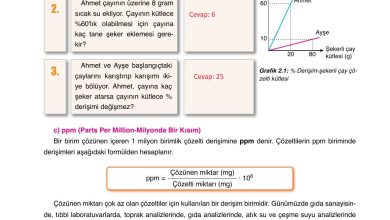 10. Sınıf Ata Yayıncılık Kimya Ders Kitabı Sayfa 106 Cevapları