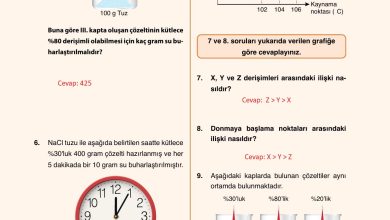 10. Sınıf Ata Yayıncılık Kimya Ders Kitabı Sayfa 127 Cevapları