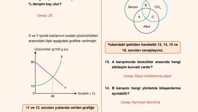 10. Sınıf Ata Yayıncılık Kimya Ders Kitabı Sayfa 128 Cevapları