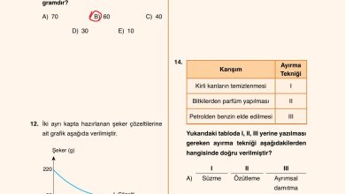 10. Sınıf Ata Yayıncılık Kimya Ders Kitabı Sayfa 131 Cevapları