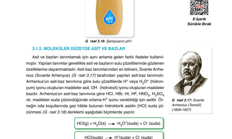 10. Sınıf Ata Yayıncılık Kimya Ders Kitabı Sayfa 142 Cevapları