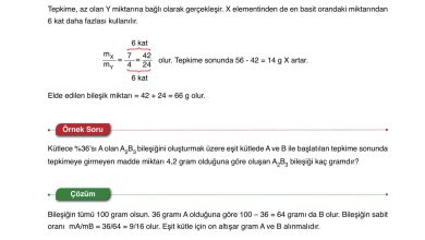 10. Sınıf Ata Yayıncılık Kimya Ders Kitabı Sayfa 20 Cevapları