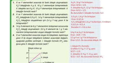 10. Sınıf Ata Yayıncılık Kimya Ders Kitabı Sayfa 27 Cevapları