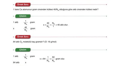 10. Sınıf Ata Yayıncılık Kimya Ders Kitabı Sayfa 32 Cevapları